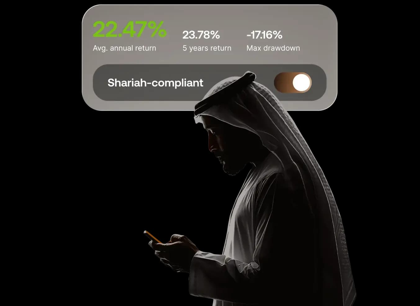 CUSP Personalised portfolio on mobile app